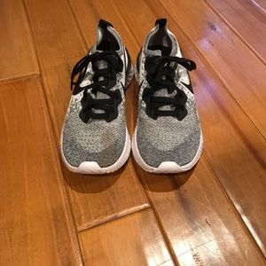 Women’s Nike Epic React Flyknit 2 shoes. Size 10.